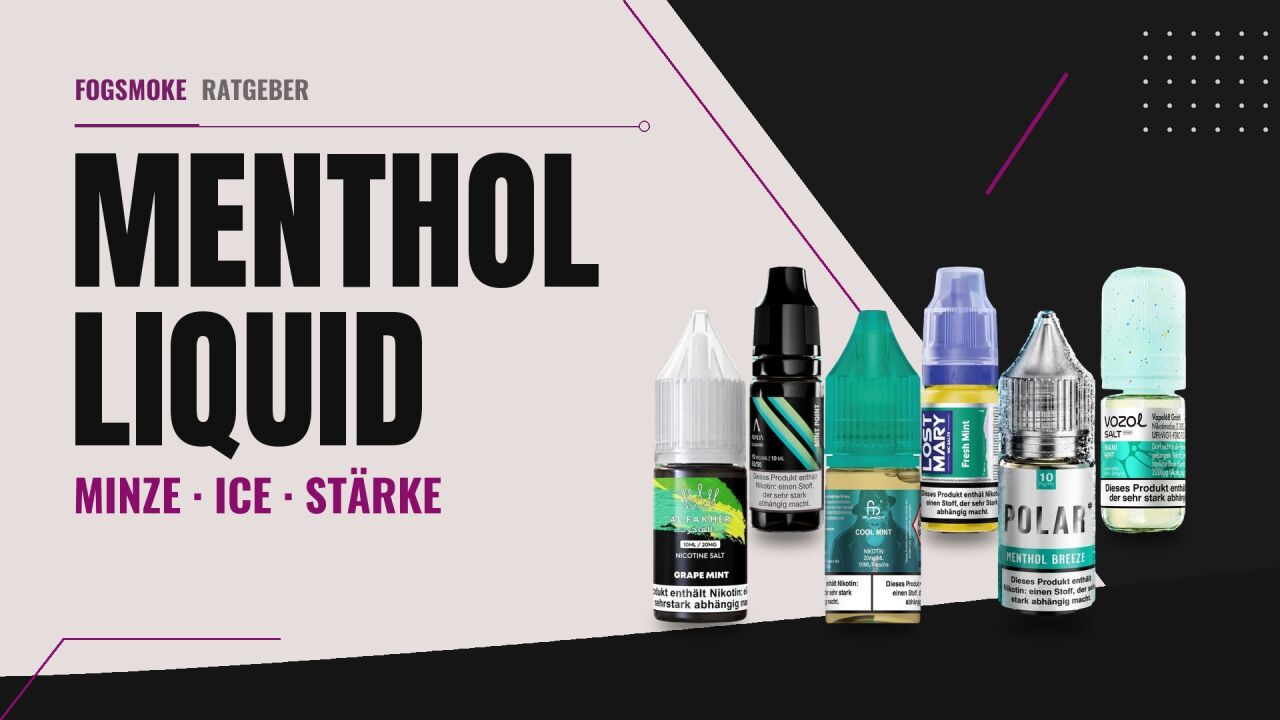 Menthol Liquid: meistbestellte Sorten, Spearmint, Traube-Minze und Ice - Bestes Menthol Liquid 2026: Spearmint, Traube-Minze, Ice