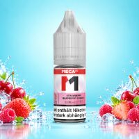 MEGALIQ Strawberry Raspberry Cherry Liquid, 10 ml...