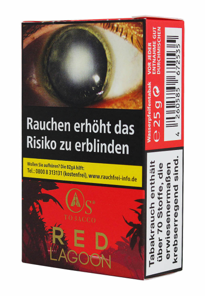 O´s Tobacco 25g - Red Lagoon