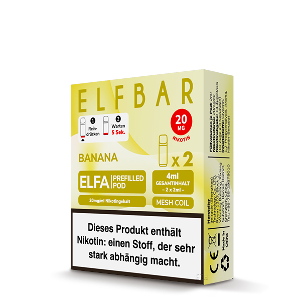 Elfbar ELFA - Prefilled Pod - Banana