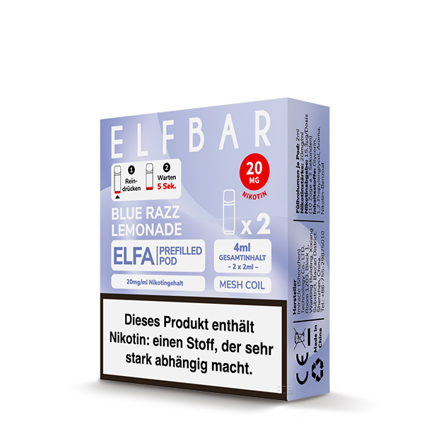 Elfbar ELFA - Prefilled Pod - Blue Razz Lemonade