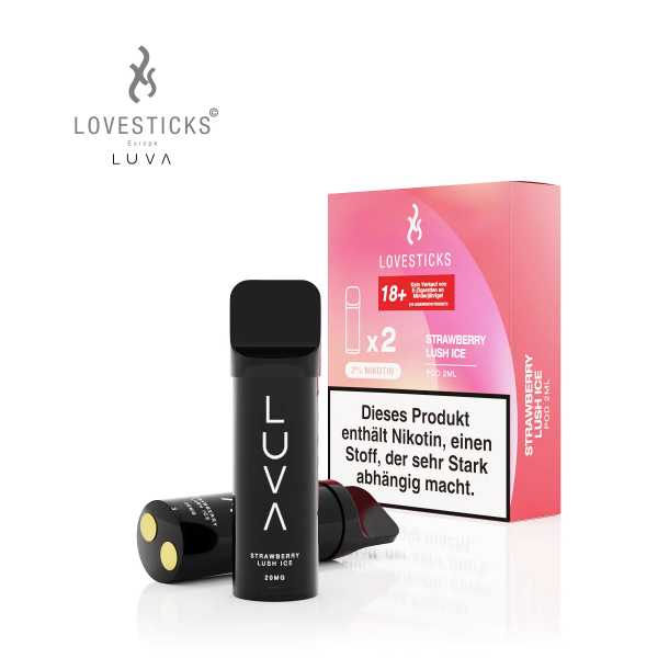 Lovesticks LUVA - POD - Duo Pack - Strawberry Lush Ice