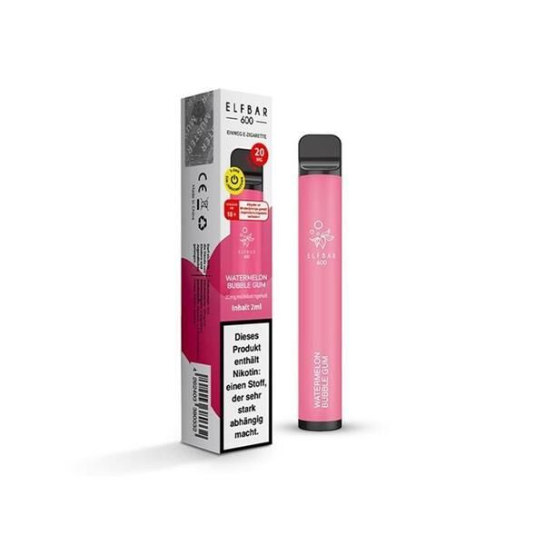 Elfbar 600 | Watermelon Bubble Gum