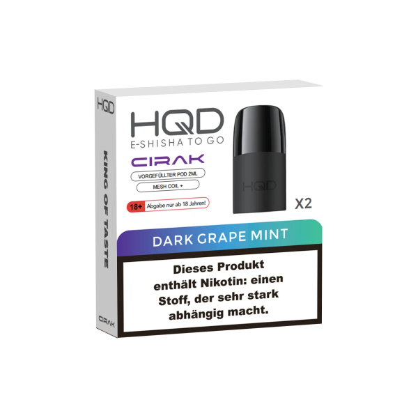 HQD Cirak - POD - Duo Pack - Dark Grape Mint