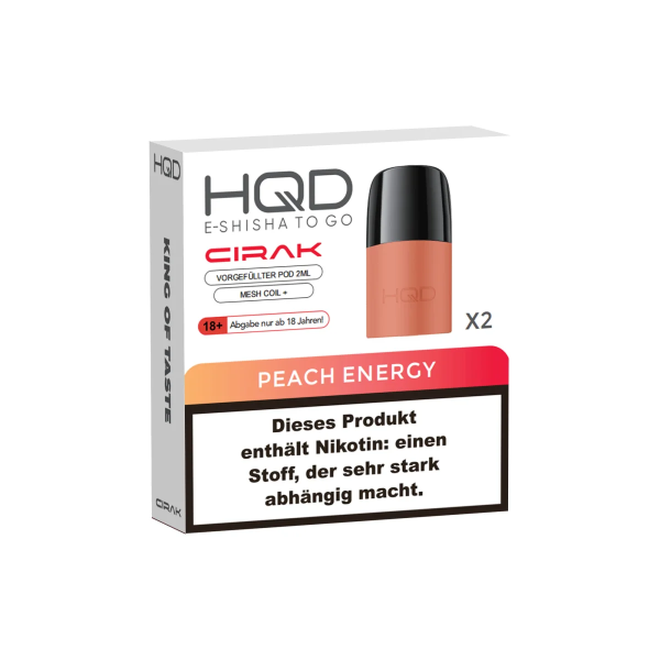 HQD Cirak - POD - Duo Pack - Peach Energy