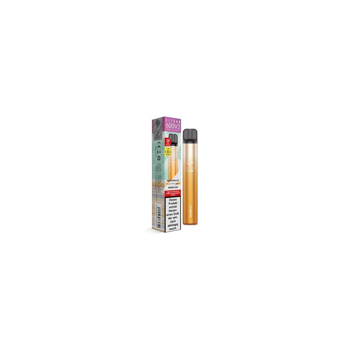 Elfbar 600 V2 Elfstorm Ice  Energy & Frisch