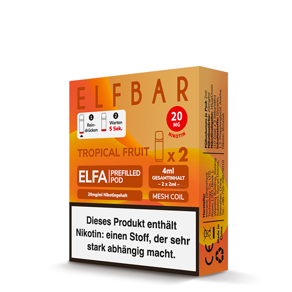 Elfbar ELFA - Prefilled Pod - Tropical Fruit