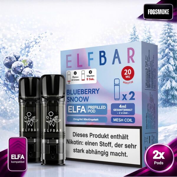 Elfbar ELFA | Pod | Blueberry Snoow
