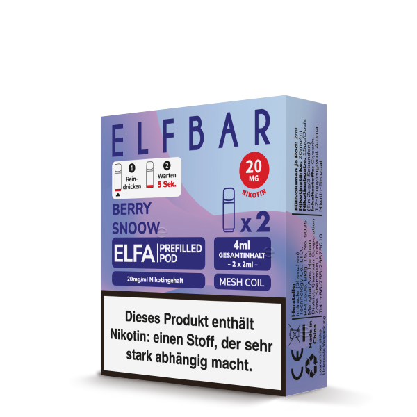 Elfbar ELFA - Prefilled Pod - Blueberry Snoow