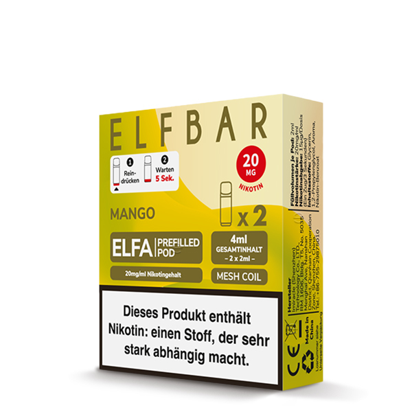 Elfbar ELFA - Prefilled Pod - Mango