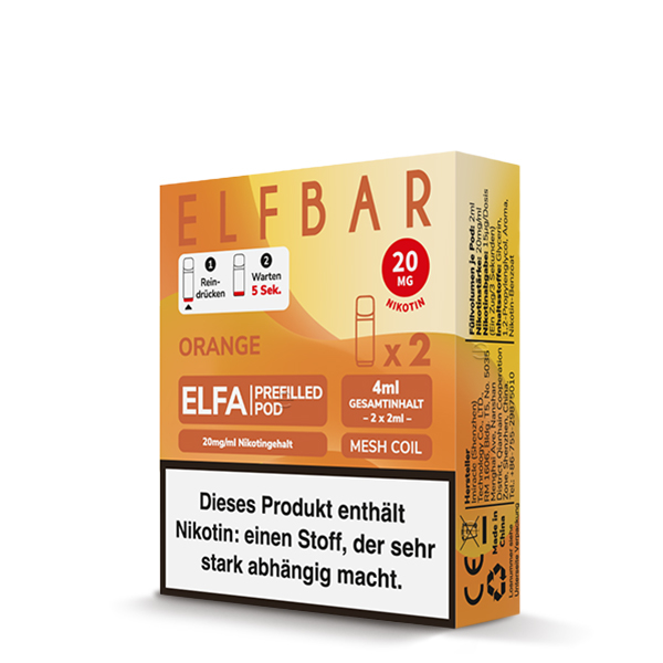 Elfbar ELFA - Prefilled Pod - Orange