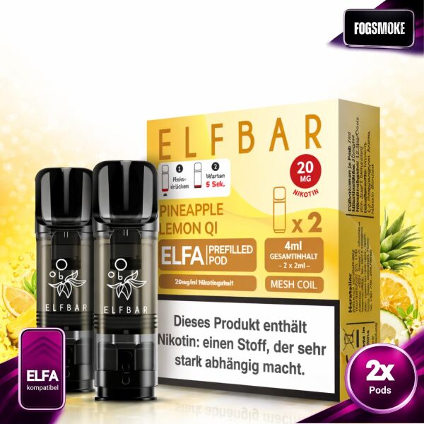 Elfbar ELFA | Pod | Pineapple Lemon QI