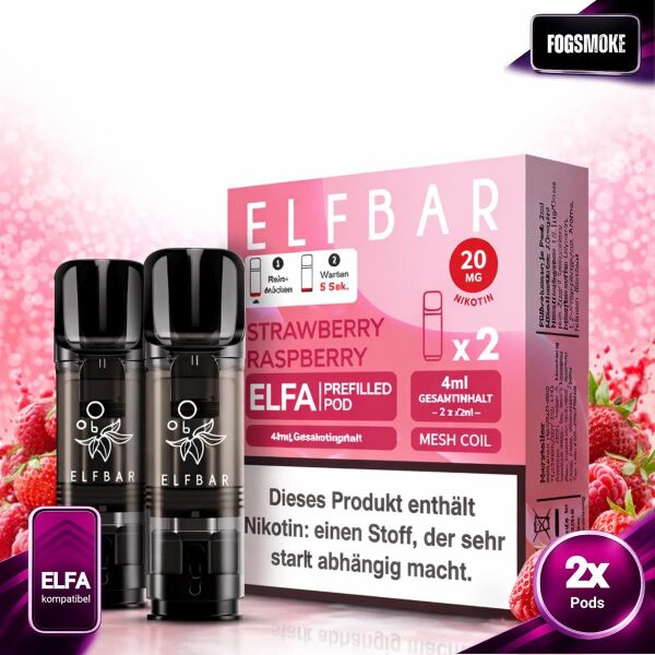 Elfbar ELFA | Pod | Strawberry Raspberry