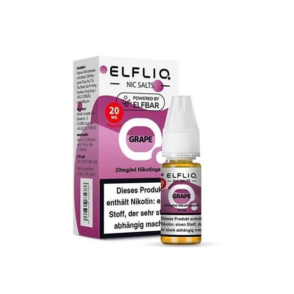 Elfliq Liquid by Elfbar | Grape | 20mg/ml