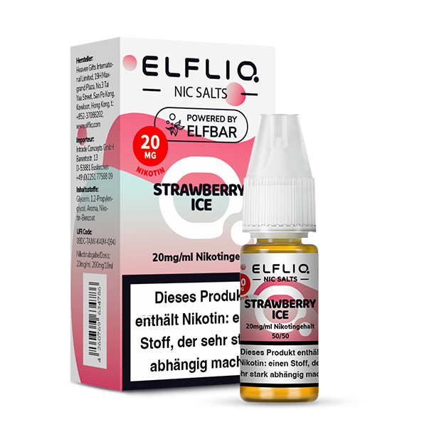 Elfliq by Elf Bar - Strawberry Ice - 20mg/ml