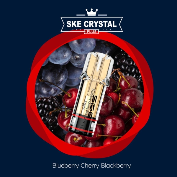 SKE Crystal Plus - Prefilled Pod - Blueberry Cherry Blackberry