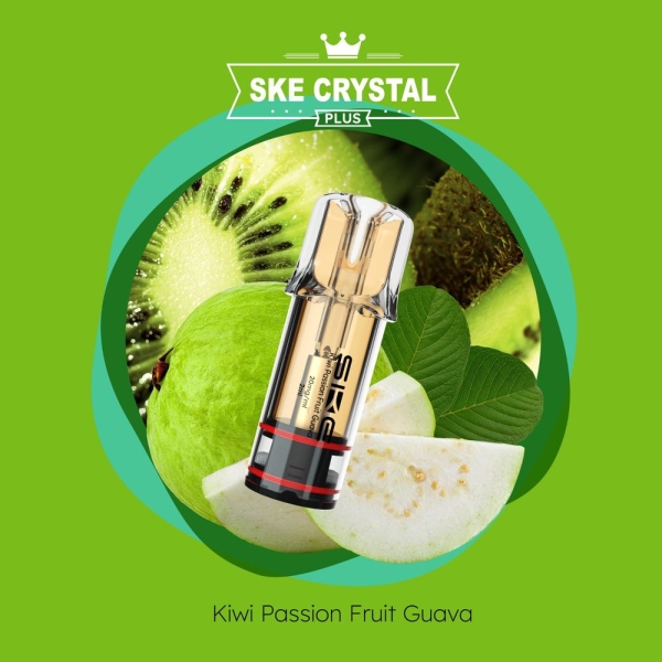 SKE Crystal Plus - Prefilled Pod - Kiwi Passion Fruit Guava