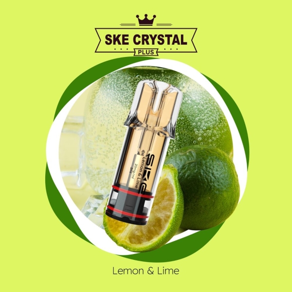 SKE Crystal Plus - Prefilled Pod - Lemon & Lime