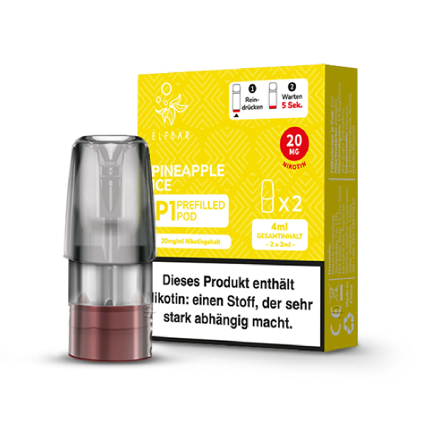 Elfbar - Mate500 -Prefilled Pods - Pineapple Ice