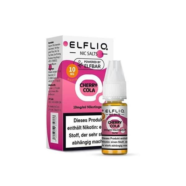 Elfliq Liquid by Elfbar | Cherry Cola | 10mg/ml
