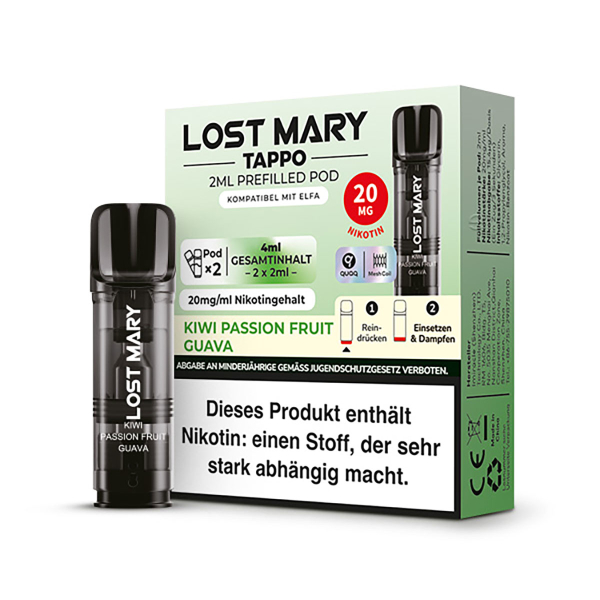 Lost Mary Tappo - Duopack - Kiwi Passion Fruit Guava