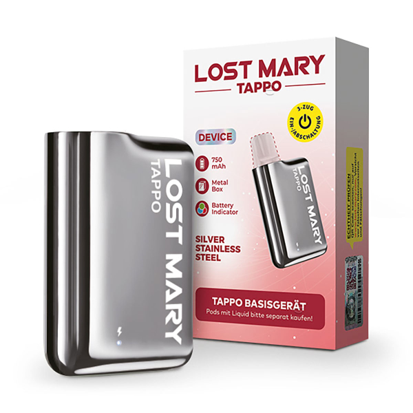 Lost Mary Tappo - Basisgerät - Silver Stainless Steel