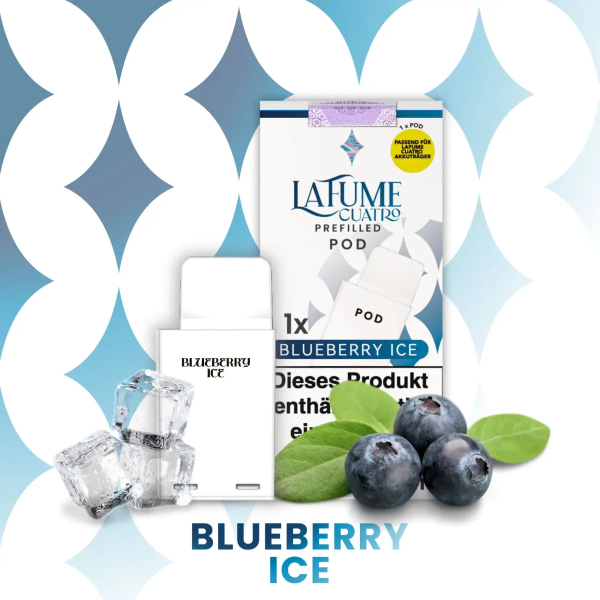 LaFume Cuatro - Pod - Blueberry Ice