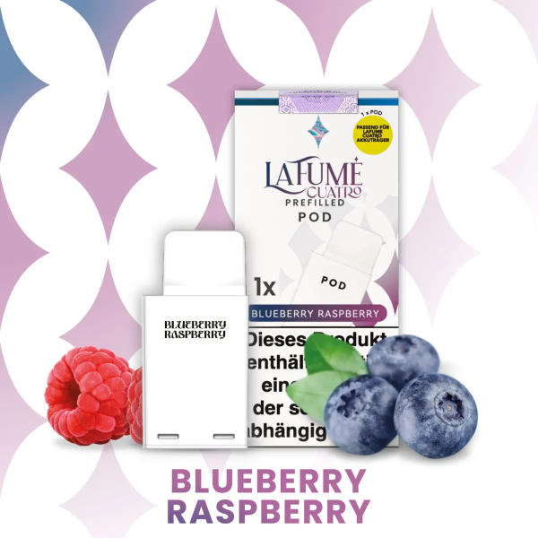 LaFume Cuatro - Pod - Blueberry Raspberry