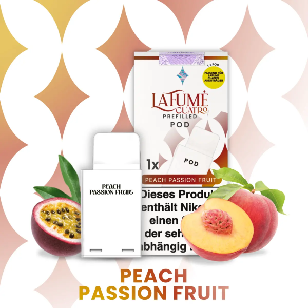 LaFume Cuatro - Pod - Peach Passion Fruit