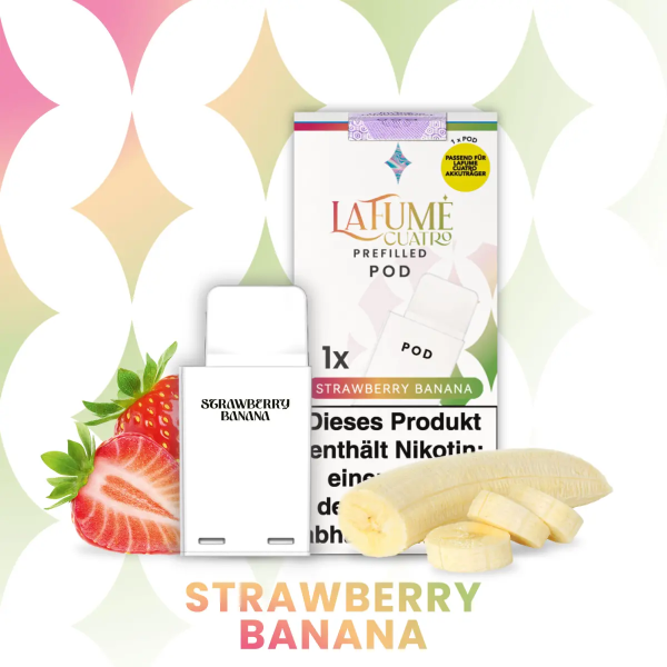 LaFume Cuatro - Pod - Strawberry Banana