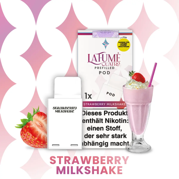 LaFume Cuatro - Pod - Strawberry Milkshake
