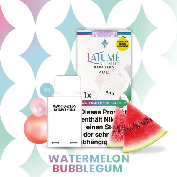 LaFume Cuatro - Pod - Watermelon Bubblegum