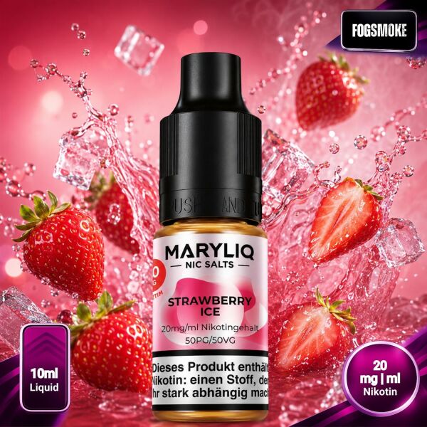 Lost Mary Maryliq | Nicsalt Liquid | Strawberry Ice | 20mg/ml