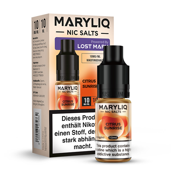 Lost Mary - Maryliq - Citrus Sunrise -10ml - 10mg/ml