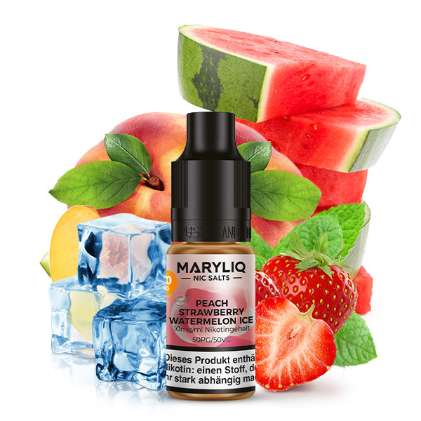 Lost Mary - Maryliq - Peach Strawberry Watermelon Ice -10ml - 10mg/ml