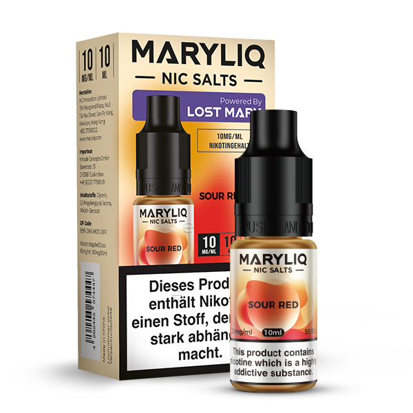 Lost Mary - Maryliq - Sour Red -10ml - 10mg/ml