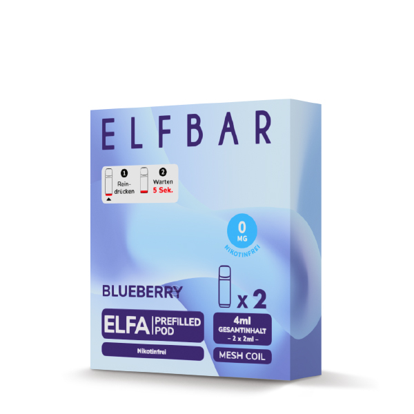 ELFA - Prefilled Pod - Blueberry -  0mg Nikotin