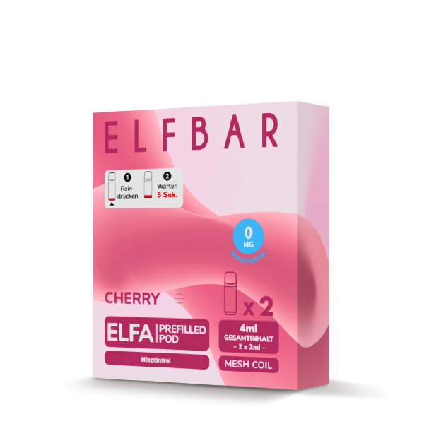 ELFA - Prefilled Pod - Cherry -  0mg Nikotin