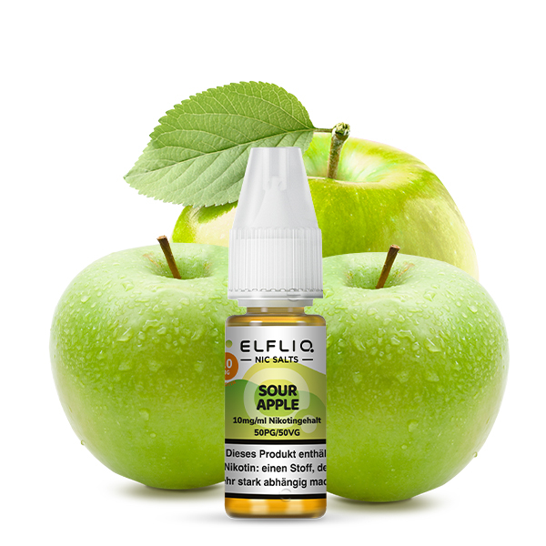 Elfliq by Elf Bar - Sour Apple - 10mg/ml