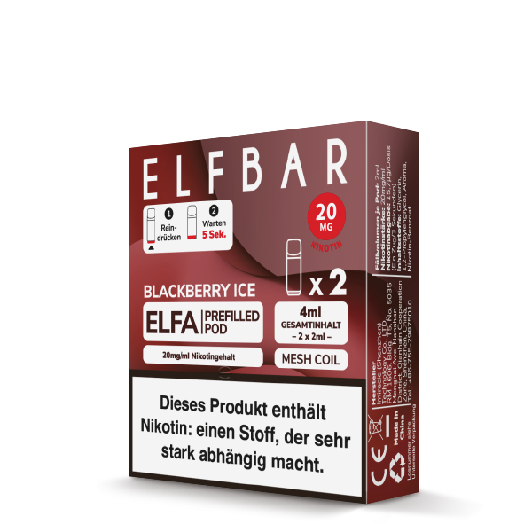 ELFA - Prefilled Pod - Blackberry Ice