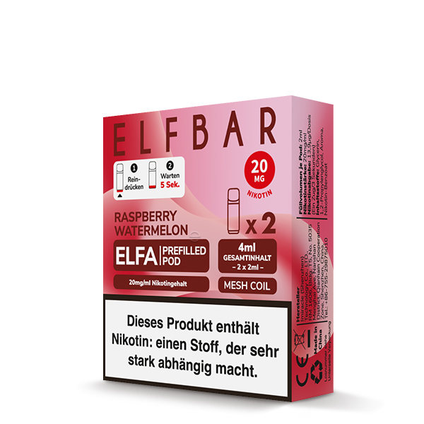 ELFA - Prefilled Pod - Raspberry Watermelon