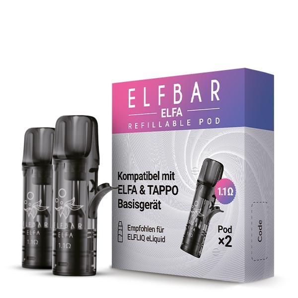 Elfbar ELFA - Refillable Pods (2 Stück) - 1,1 Ohm