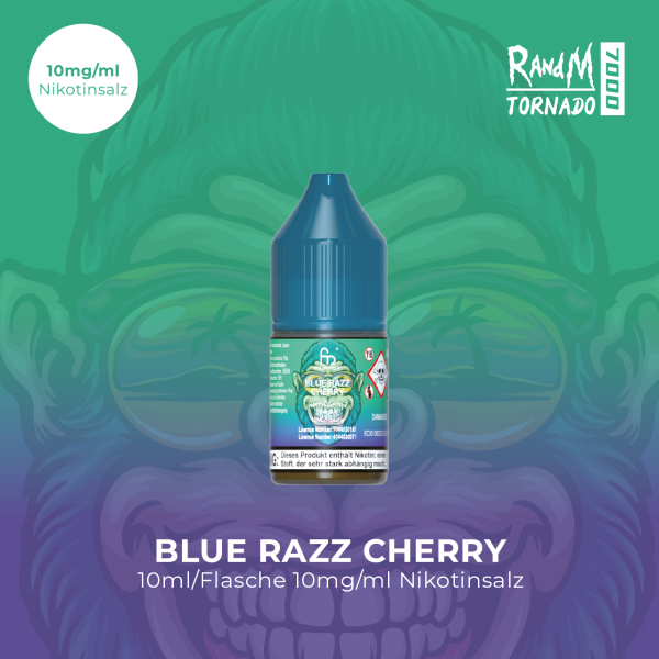 RandM Tornado Liquid - Blue Razz Cherry 10mg/ml