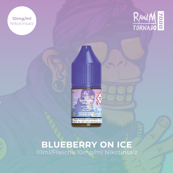 RandM Tornado Liquid - Blueberry On Ice 10mg/ml