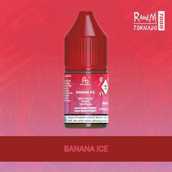 RandM Tornado Liquid | Banana Ice 20mg/ml