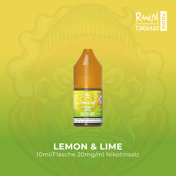 RandM Tornado Liquid - Lemon Lime 20mg/ml