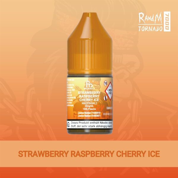 RandM Tornado Liquid | Strawberry Raspberry Cherry Ice 20mg/ml