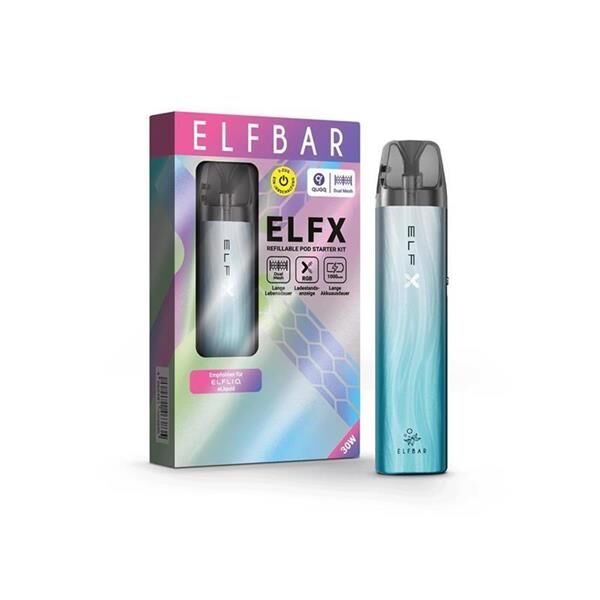 Elfbar ELFX Kit | Silver Blue