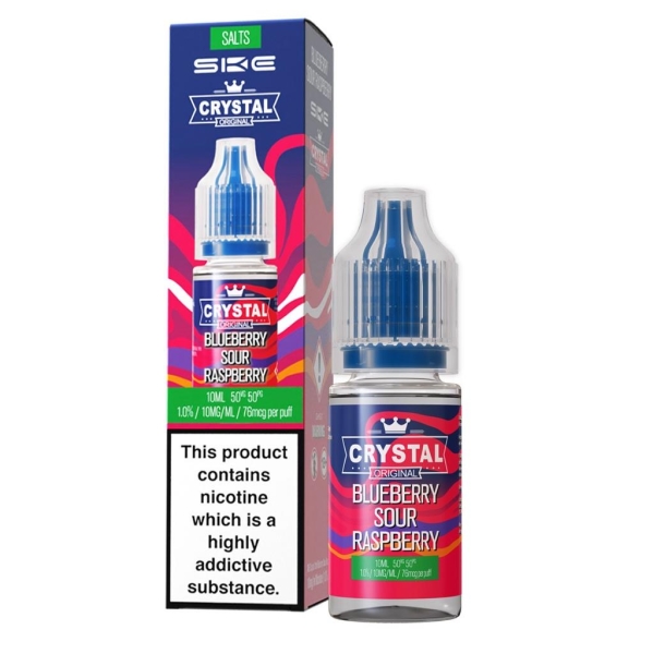 SKE Crystal Liquid - Blueberry Sour Raspberry-10ml NicSalt-10mg/ml