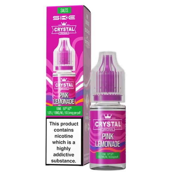 SKE Crystal Liquid - Pink Lemonade-10ml NicSalt-10mg/ml